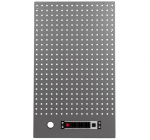 Děrovaná závěsná deska s el. zásuvkou 614,5x105...