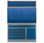 Dílenská sestava PROFI BLUE, 1360 x 495 x 2000 ...