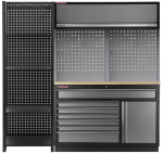 Dílenská sestava PROFI s úzkým regálem - TGC137...