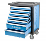 Dílenský vozík Economy, prázdný, 7 zásuvek - AH...