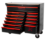 Dílenský vozík Magnus XXL s nářadím, 12 zásuvek...