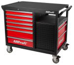 Dílenský vozík prázdný, 360°, 10 zásuvek - AH45...