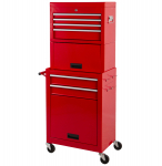 Dílenský vozík s nástavbou, 6 zásuvek - AH226X