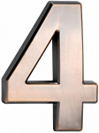Domovní číslo "4" MagicHome, s lepící...