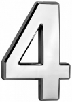 Domovní číslo "4" MagicHome, s lepící...