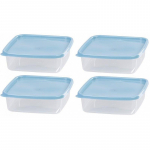 Dóza čtvercová MagicHome Clip, 1000ml, 4ks