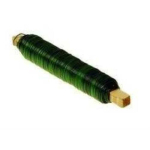 Drát vázací, 0,9 mm x 30 m, PVC, zelený