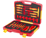 Elektrikářská sada nářadí v plastovém kufru, 24...