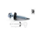 Farmářský šroub 4,8X60 RAL 8011 STALCO FD48608011