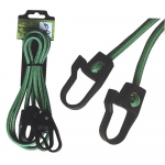Guma upínací s PVC karabinami, 8mm, 1x1m, max. 7kg