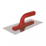Hladítko nerez 27x13cm, zub 8 mm, červené