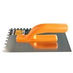 Hladítko nerez, zub 8 x 8 mm, 280 x 130 mm, pla...