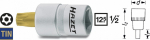 Hlavice s bitem TORX 1/2" T40H HAZET 992-T...