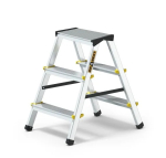 Hliníkové schůdky oboustranné, 2x3 stupně, 2,2 ...