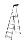 Hliníkové schůdky, 6 stupňů, 3,19m, max. zátěž ...