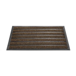 Hnědá čistící venkovní vstupní rohož FLOMA Bell...
