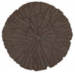 Hnědý gumový zahradní nášlap FLOMA Wood (dřevo)...