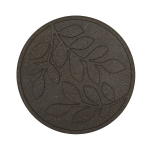 Hnědý gumový zahradní nášlap FLOMA Leaves - 45 ...