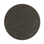 Hnědý gumový zahradní nášlap FLOMA Scroll - 45 ...