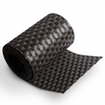 Hnědý plastový ratanový stínící pás "umělý...