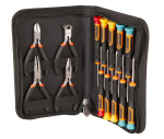 Hodinářské šroubováky a mini kleště, 14 ks - TC...