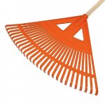 Hrábě na listí ORANGE plastové, 580mm, 28mm + n...
