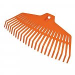 Hrábě na listí ORANGE plastové, 42cm, 22mm