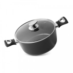 Hrnec s poklicí MagicHome Black Line, 24cm, 4,0l