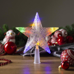 Hvězda MagicHome, 10 LED, barevná, 2xAA