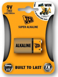 JCB - SUPER alkalická baterie 6LR61/9V - blistr...