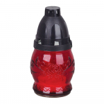Kahan Grave červené sklo, černý , 25g, 6-8h, 13cm