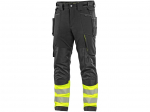 Kalhoty CXS NAOS HV, pánské, černo-žlutá Hi-Vis...