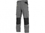 Kalhoty CXS STRETCH, pánské, šedo-černé, vel. 68