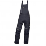 Kalhoty montérkové s laclem URBAN H6411/46, čer...