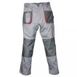Kalhoty ochranné velikost L/52, šedá, Comfort l...