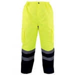 Kalhoty zimní reflexní, žluté, vel. 3XL, LAHTI PRO