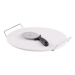 Kámen na pizzu s kráječem MagicHome, 33cm