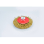 Kartáč miskový vlnitý, mosazný, 100 mm, M14, ENPRO