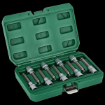 Klíče Torx L na 100 mm nástrčné halvici, sada 9...