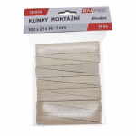 Klínky montážní dřevěné, 100 x 25 x 16 - 1 mm, ...