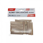 Klínky montážní dřevěné, 65 x 18 x 12 - 0 mm, 2...