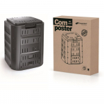 Kompostér COMPOGREEN černý 220l, krabice