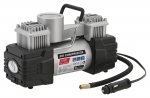 Kompresor 12V DUAL 2 písty se světlem + sada na...