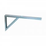 Konzola rozkládací s podpěrou 400x180x26 Zn