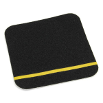 Černá korundová protiskluzová páska s reflexním...