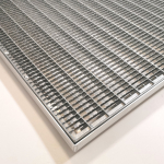 Kovová venkovní čistící vstupní rohož s rámem F...