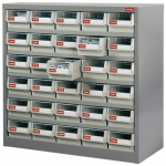 Kovový organizér dílenský s 30 zásuvkami pro ná...