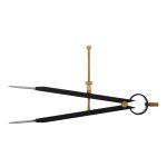 Kružidlo s pružinou KINEX/K-MET BLACK COAT 10-4...