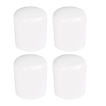 Krytka Ø 16mm, plast, bílá, 4 ks