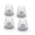 Krytka s filcem Ø 18 - 20 mm, transparentní, 4 ks